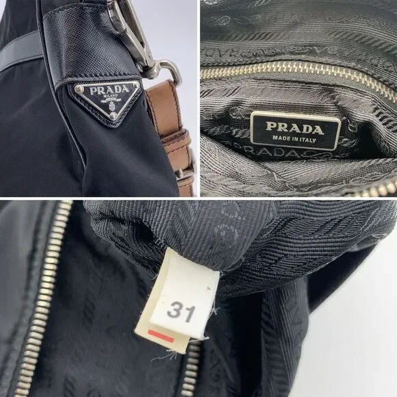 Prada Vintage Cloth Shoulder Bag